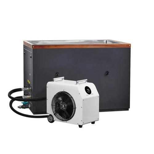 CUBOID Nano-Coated Stainless Cold Plunge — Complete System (Chiller Included)