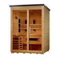 Golden Designs "Carinthia" 3-Person Hybrid Outdoor Sauna