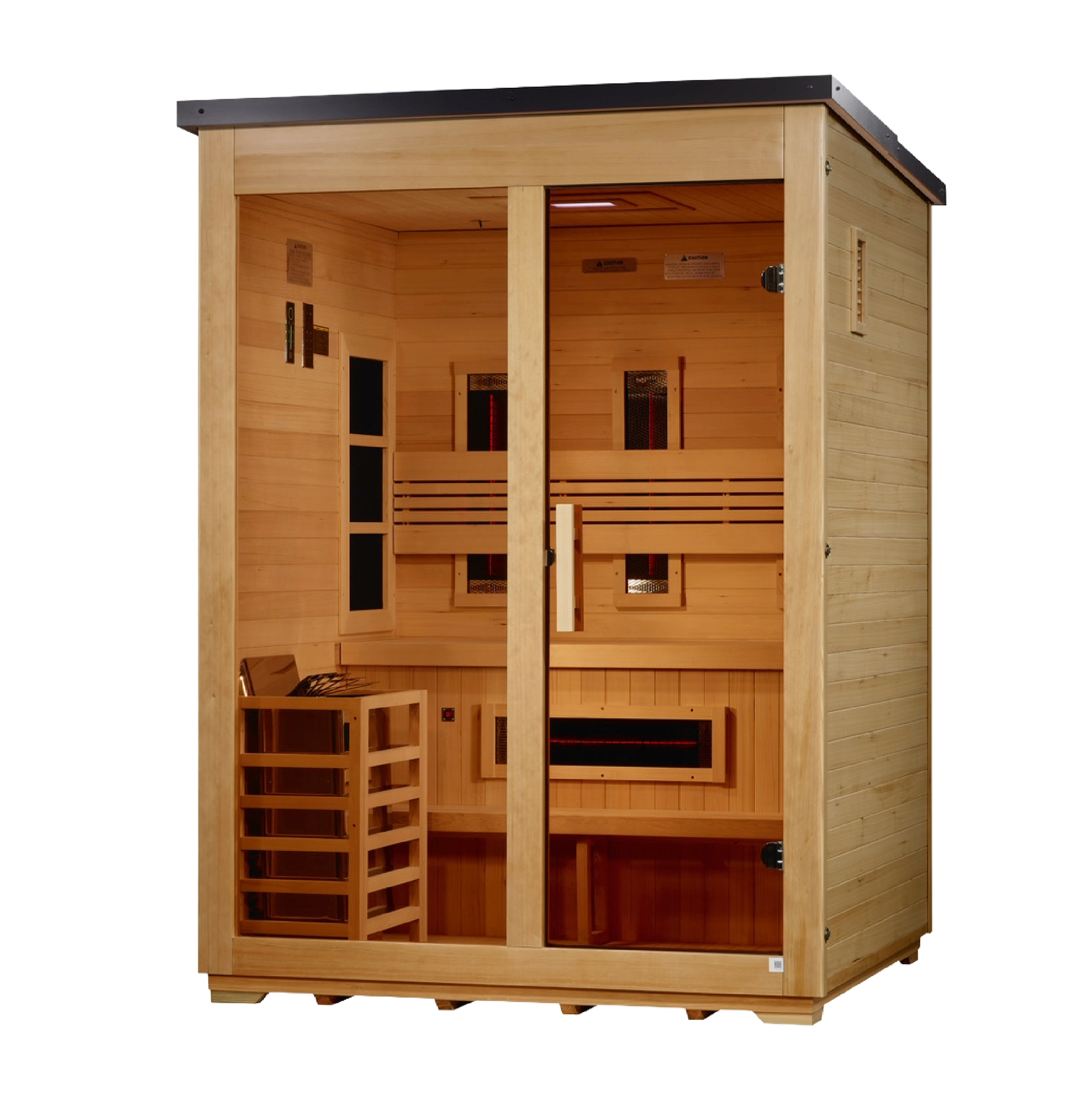 Golden Designs "Carinthia" 3-Person Hybrid Outdoor Sauna