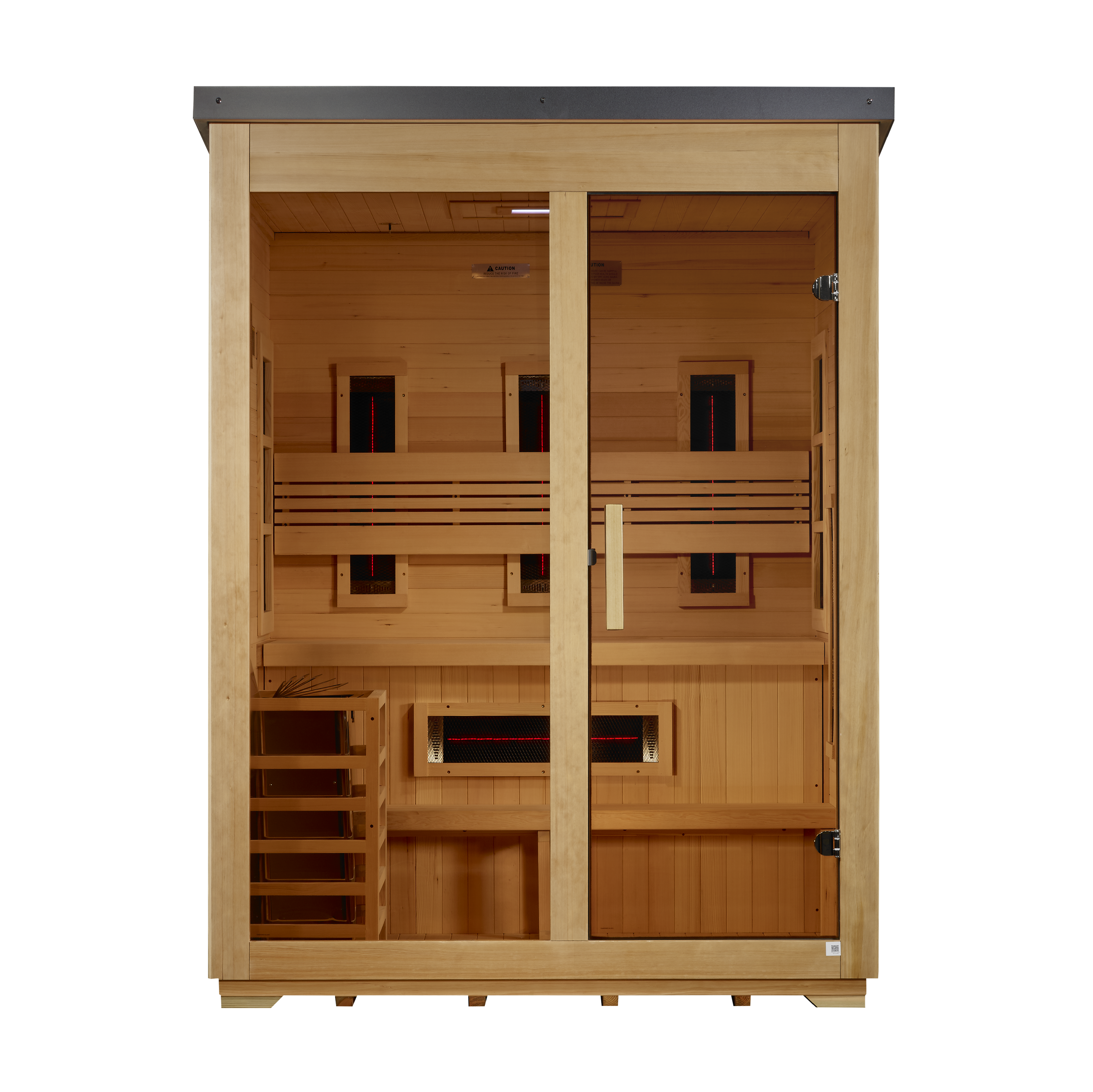 Golden Designs "Carinthia" 3-Person Hybrid Outdoor Sauna