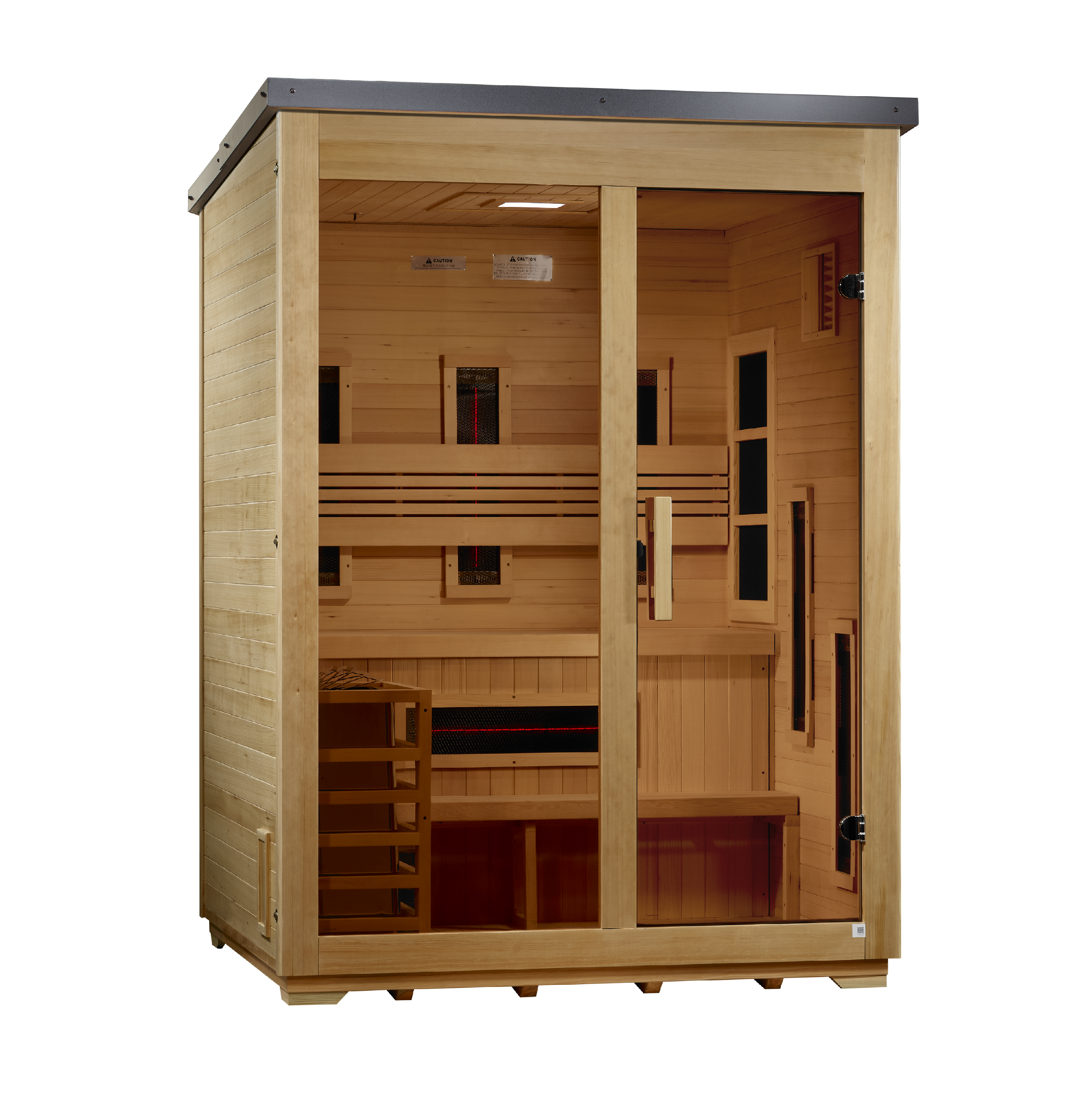 Golden Designs "Vorarlberg" 5-Person Traditional Outdoor Sauna
