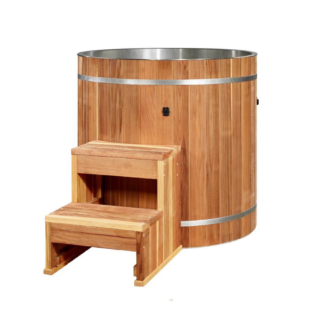 Stainless Cold Plunge Barrel — Complete System (Chiller Included)